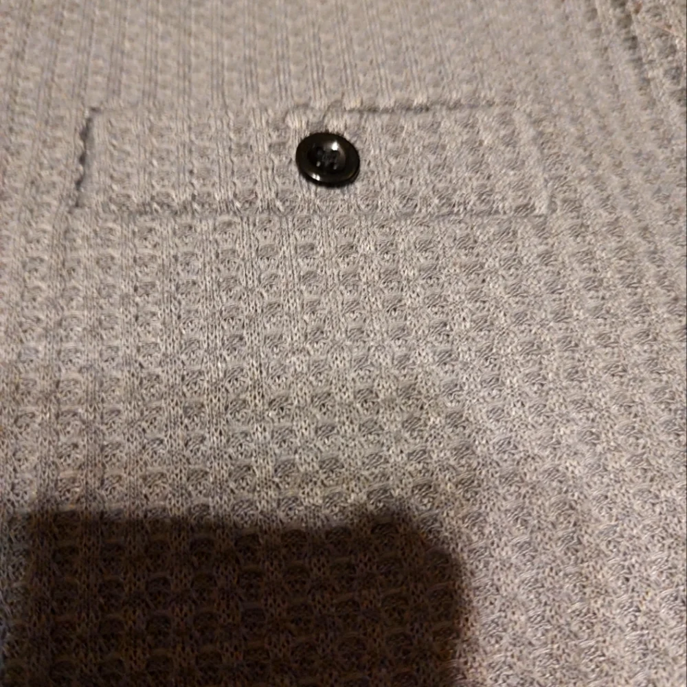 ◾🎱◾NWOT Men's Steel Smoke Charcoal Grey Waffle Knit Tee Shirt T-Shirt - 2XL - Picture 8 of 15